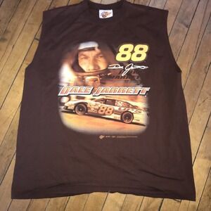 Dale Jarrett #88 Winners Circle XL Tank Top Brown‎